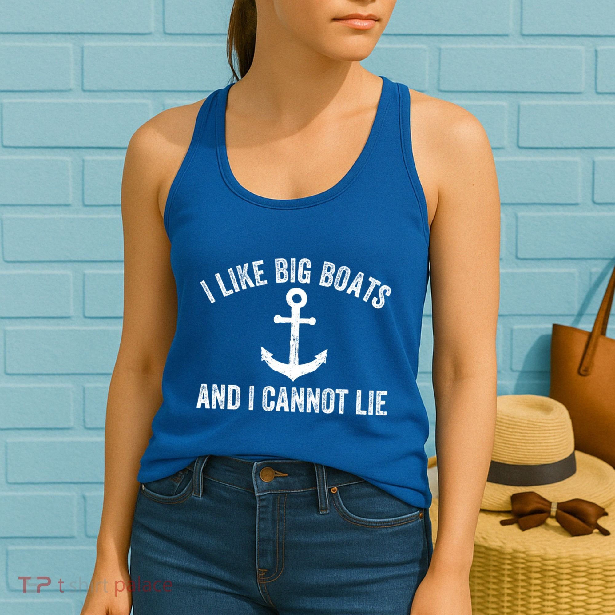 I Like Big Boats And I Cannot Lie Gift Women's Tank Top