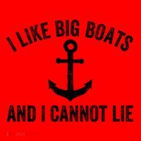 I Like Big Boats And I Cannot Lie Gift Santa Hat thumb 1