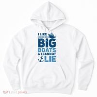 I Like Big Boats And I Cannot Lie Funny Cruise Ship Hoodie thumb 0