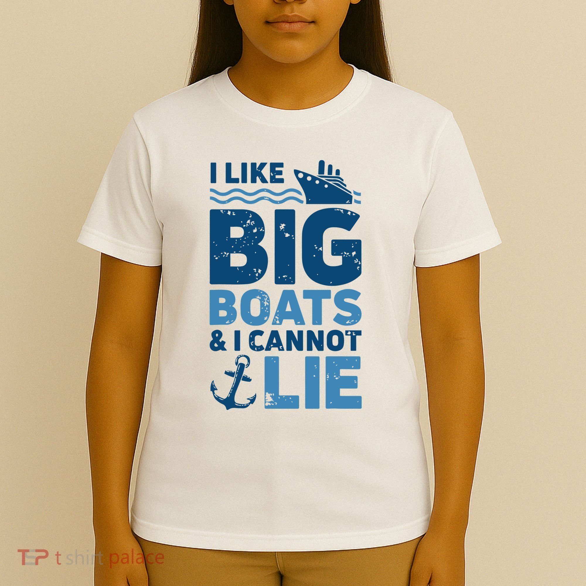 I Like Big Boats And I Cannot Lie Funny Cruise Ship T-Shirt