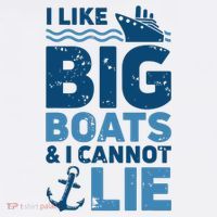 I Like Big Boats And I Cannot Lie Funny Cruise Ship Women's Hoodie thumb 2