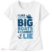 I Like Big Boats And I Cannot Lie Funny Cruise Ship Women's T-Shirt thumb 0