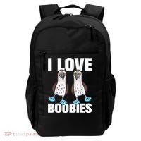 I Love Boobies Blue Footed Boobie Bird Backpack thumb 0