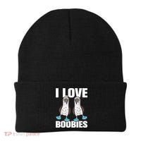 I Love Boobies Blue Footed Boobie Bird Beanie thumb 0