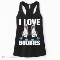 I Love Boobies Blue Footed Boobie Bird Women's Tank Top thumb 0