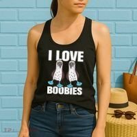 I Love Boobies Blue Footed Boobie Bird Women's Tank Top thumb 2