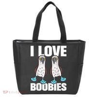 I Love Boobies Blue Footed Boobie Bird Tote Bag thumb 0