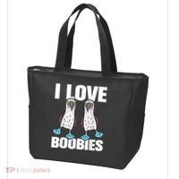 I Love Boobies Blue Footed Boobie Bird Tote Bag thumb 3