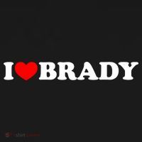 I Love Brady Funny Name Valentine's Day Tank Top thumb 6