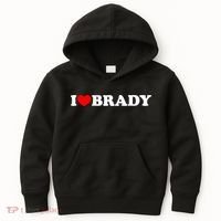 I Love Brady Funny Name Valentine's Day Kids Hoodie thumb 0