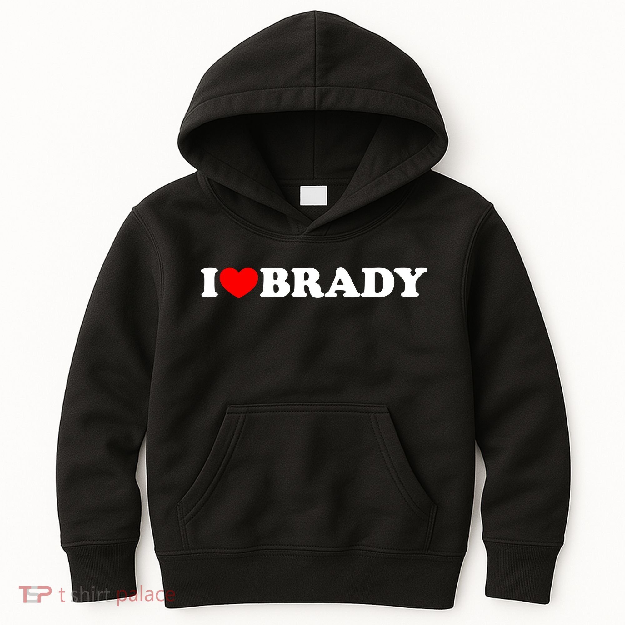 I Love Brady Funny Name Valentine's Day Kids Hoodie