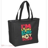 IM Legally Blind Not Stupid Blindness Visually Impaired Tote Bag thumb 2