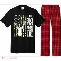 I Like Big Bucks and I Cannot Lie Deer Hunting USA Flag Pajama Set thumb 0