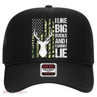 I Like Big Bucks and I Cannot Lie Deer Hunting USA Flag Hat thumb 0