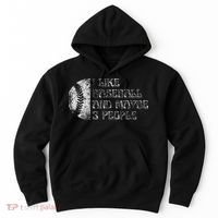 I Like Baseball And Maybe 3 People Funny Baseball Player Hoodie thumb 0