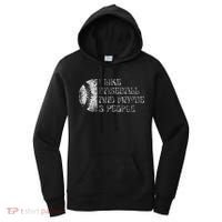 I Like Baseball And Maybe 3 People Funny Baseball Player Women's Hoodie thumb 0