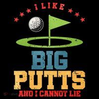 I like Big Putts And I Cannot Lie Funny Golf Toddler Hoodie thumb 2