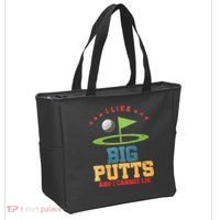 I like Big Putts And I Cannot Lie Funny Golf Tote Bag thumb 2