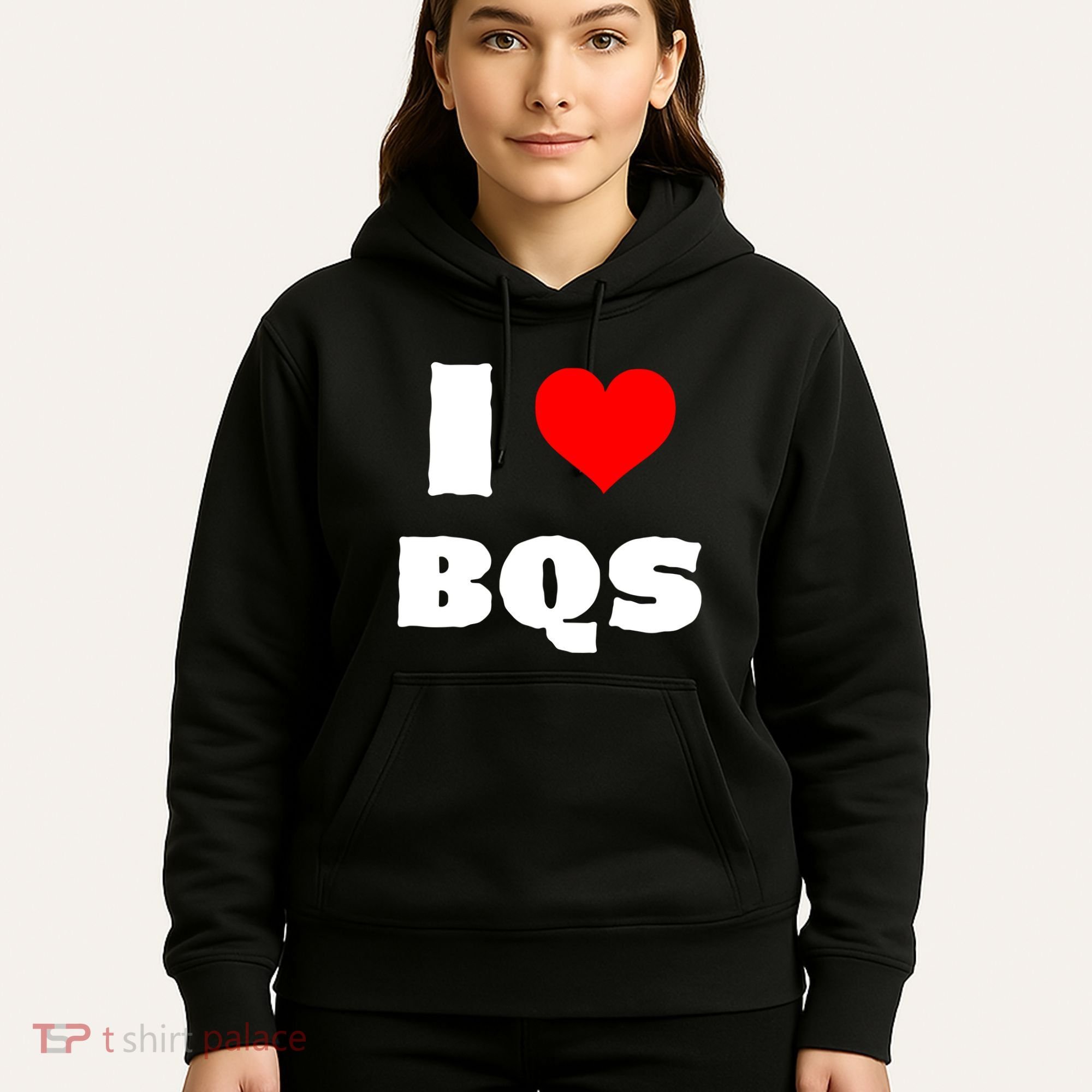 I Love Bqs Hoodie