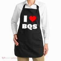 I Love Bqs Apron thumb 2
