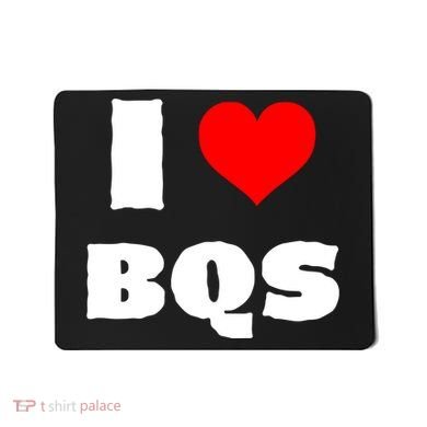 I Love Bqs Mousepad