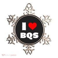 I Love Bqs Ornament thumb 0