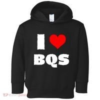 I Love Bqs Toddler Hoodie thumb 0