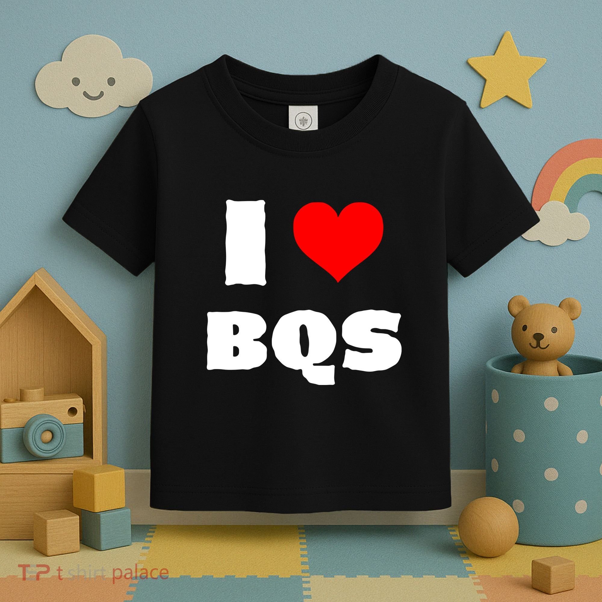 I Love Bqs Toddler T-Shirt