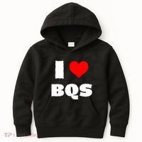 I Love Bqs Kids Hoodie thumb 0