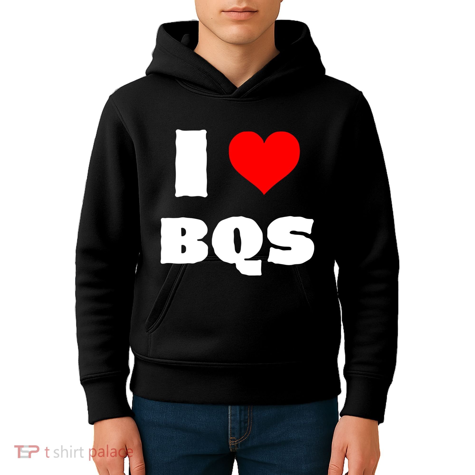 I Love Bqs Kids Hoodie