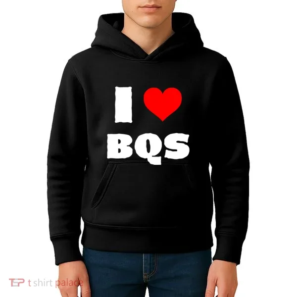 I Love Bqs Kids Hoodie