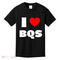 I Love Bqs Kids T-Shirt thumb 0