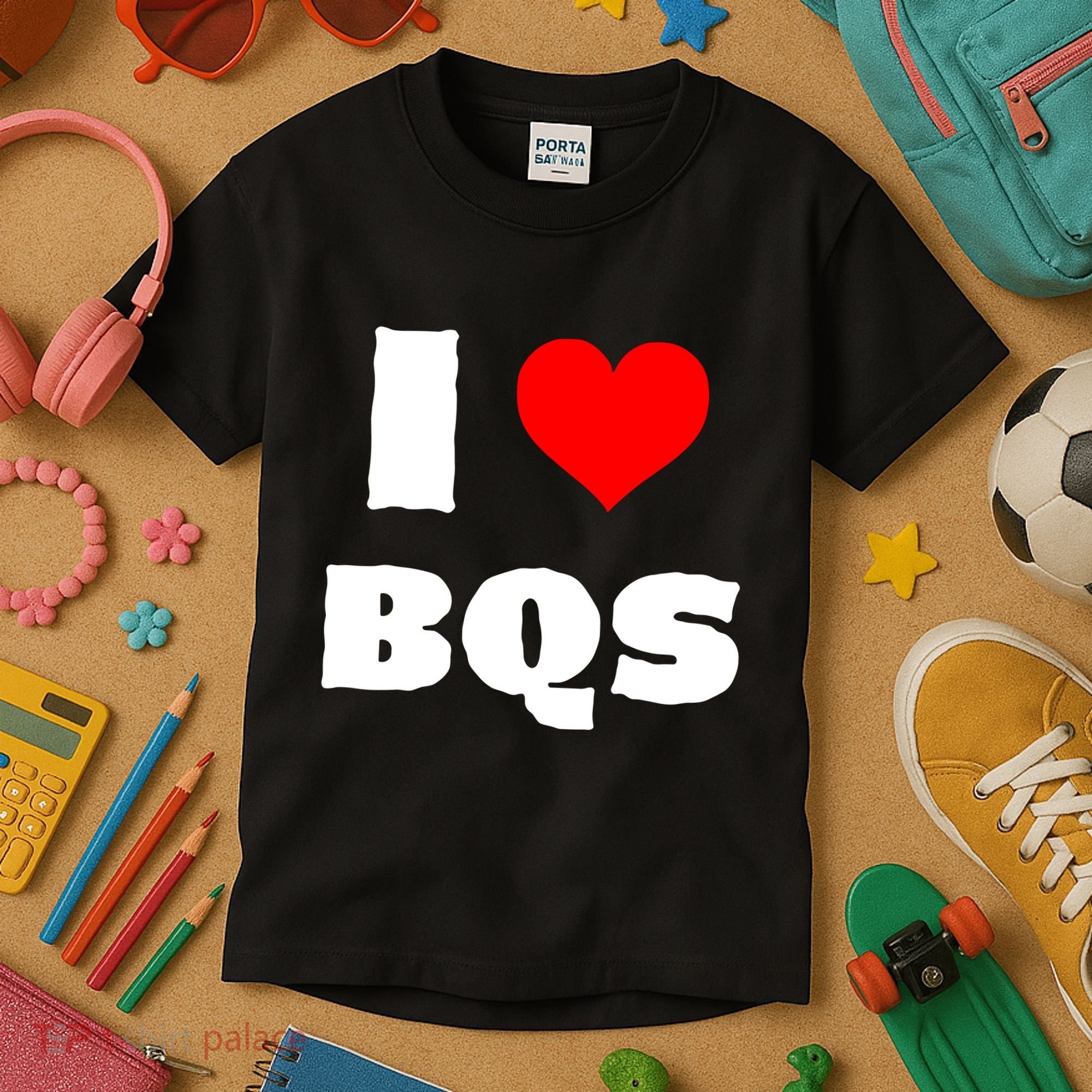 I Love Bqs Kids T-Shirt
