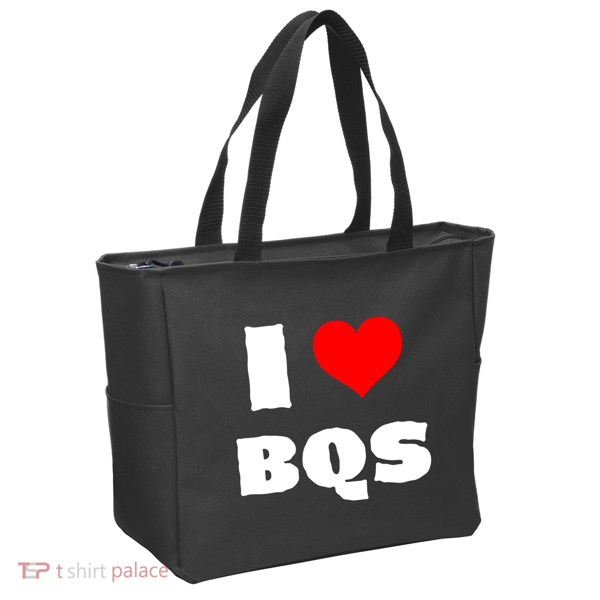 I Love Bqs Tote Bag