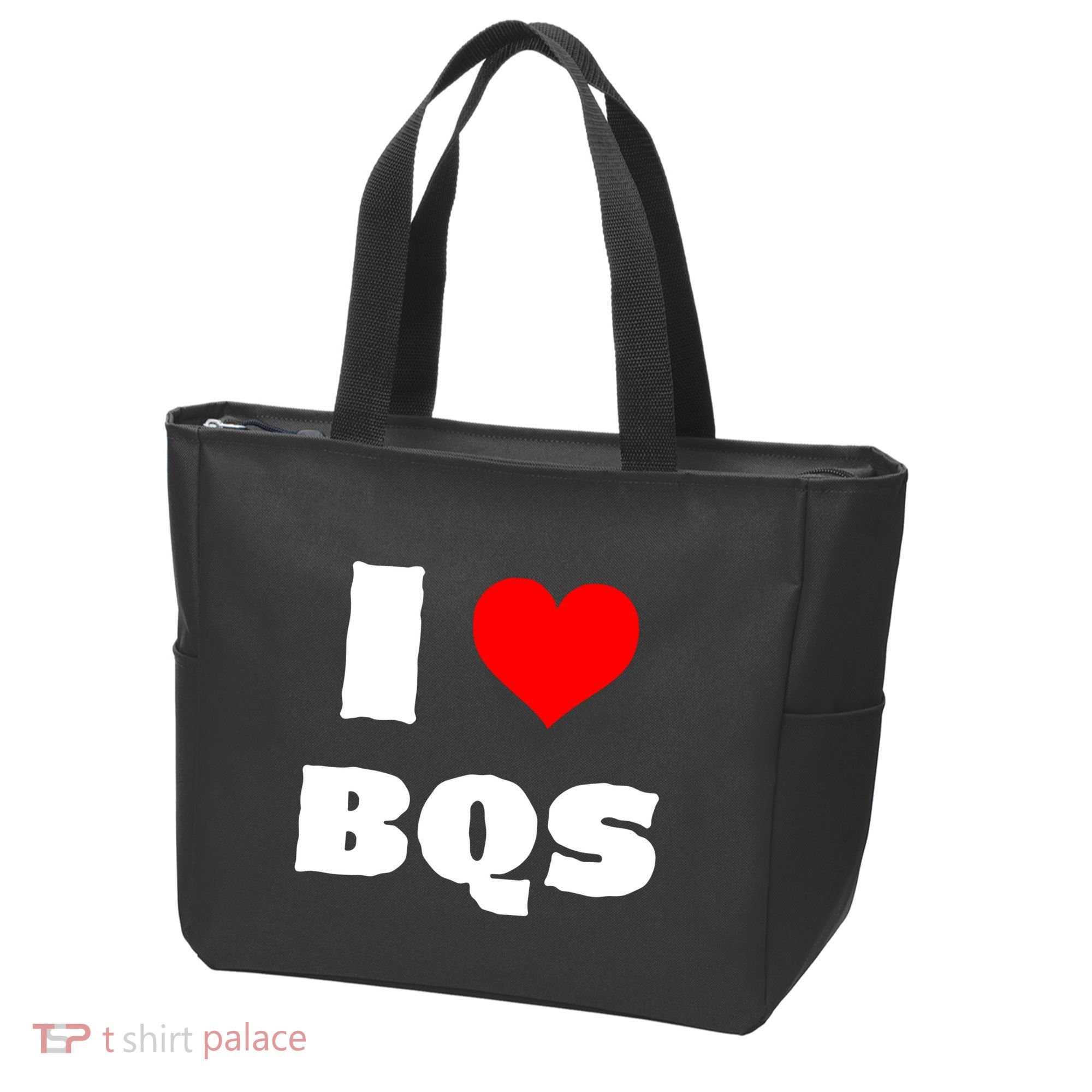 I Love Bqs Tote Bag