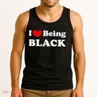 I Love Being Black I Like to be Black Tank Top thumb 3