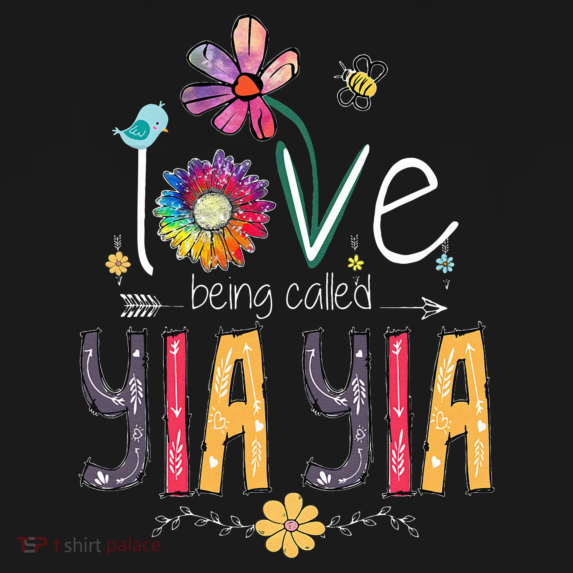 I Love Being Called YIA YIA Mimi Grandma Mother's Day Hoodie