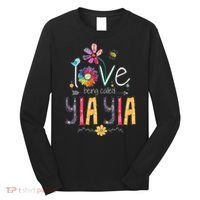 I Love Being Called YIA YIA Mimi Grandma Mother's Day Long Sleeve Shirt thumb 0