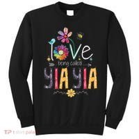 I Love Being Called YIA YIA Mimi Grandma Mother's Day Sweatshirt thumb 0