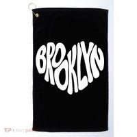 I Love Brooklyn New York Nyc Gifts Golf Towel thumb 0