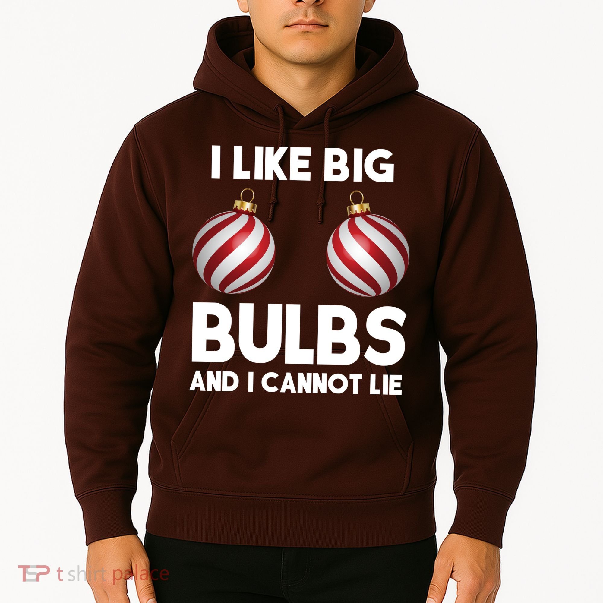 I Like Big Bulbs And I Cannot Lie Funny Christmas Hoodie