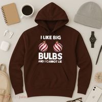 I Like Big Bulbs And I Cannot Lie Funny Christmas Hoodie thumb 3