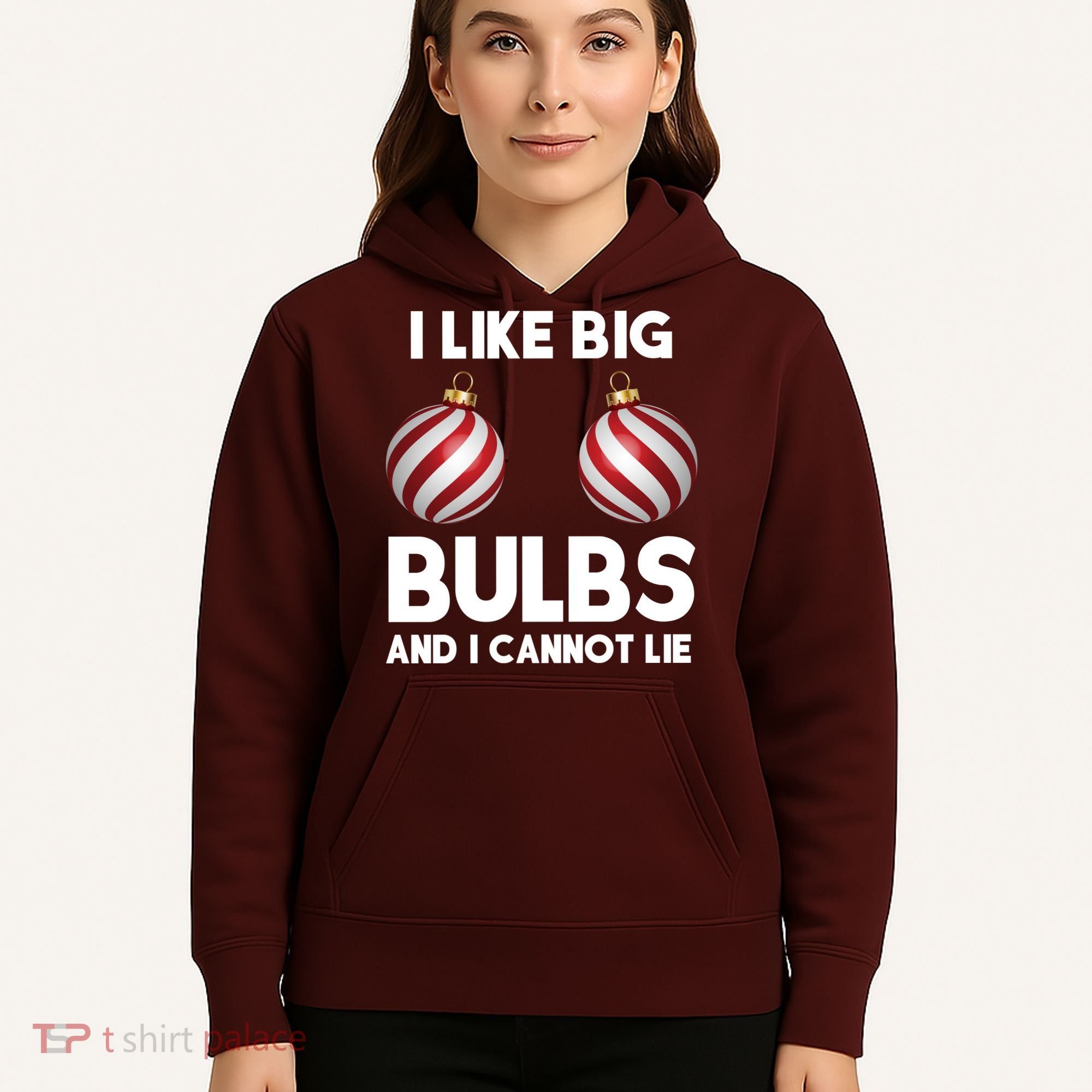 I Like Big Bulbs And I Cannot Lie Funny Christmas Hoodie