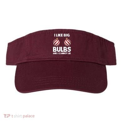 I Like Big Bulbs And I Cannot Lie Funny Christmas Visor