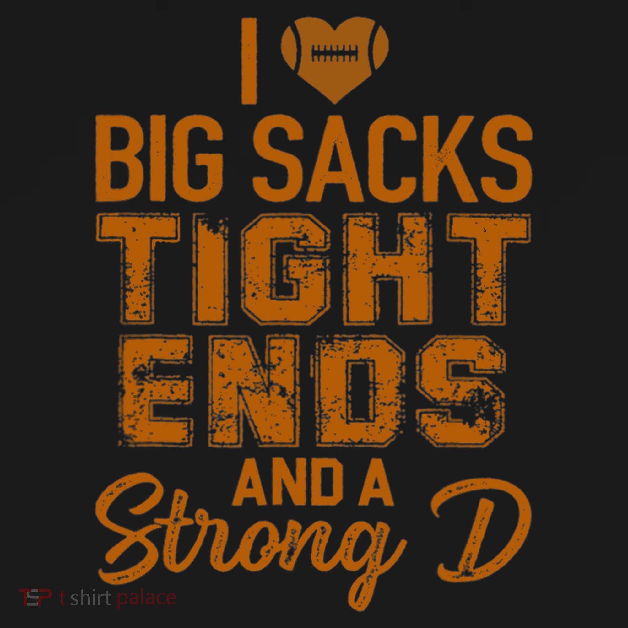 I Love Big Sacks Tight Ends And A Strong D Funny Football Mousepad