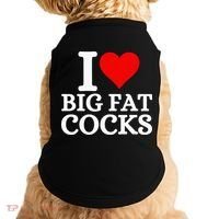 I Love Big Fat Cocks Funny Doggie Tank thumb 0