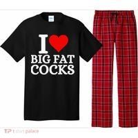 I Love Big Fat Cocks Funny Pajama Set thumb 0