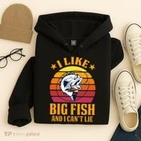 I Like Big Fish And I Cannot Lie Hoodie thumb 4
