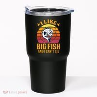 I Like Big Fish And I Cannot Lie Tumbler thumb 0