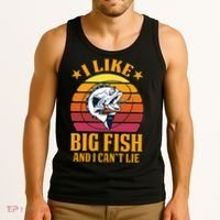 I Like Big Fish And I Cannot Lie Tank Top thumb 3